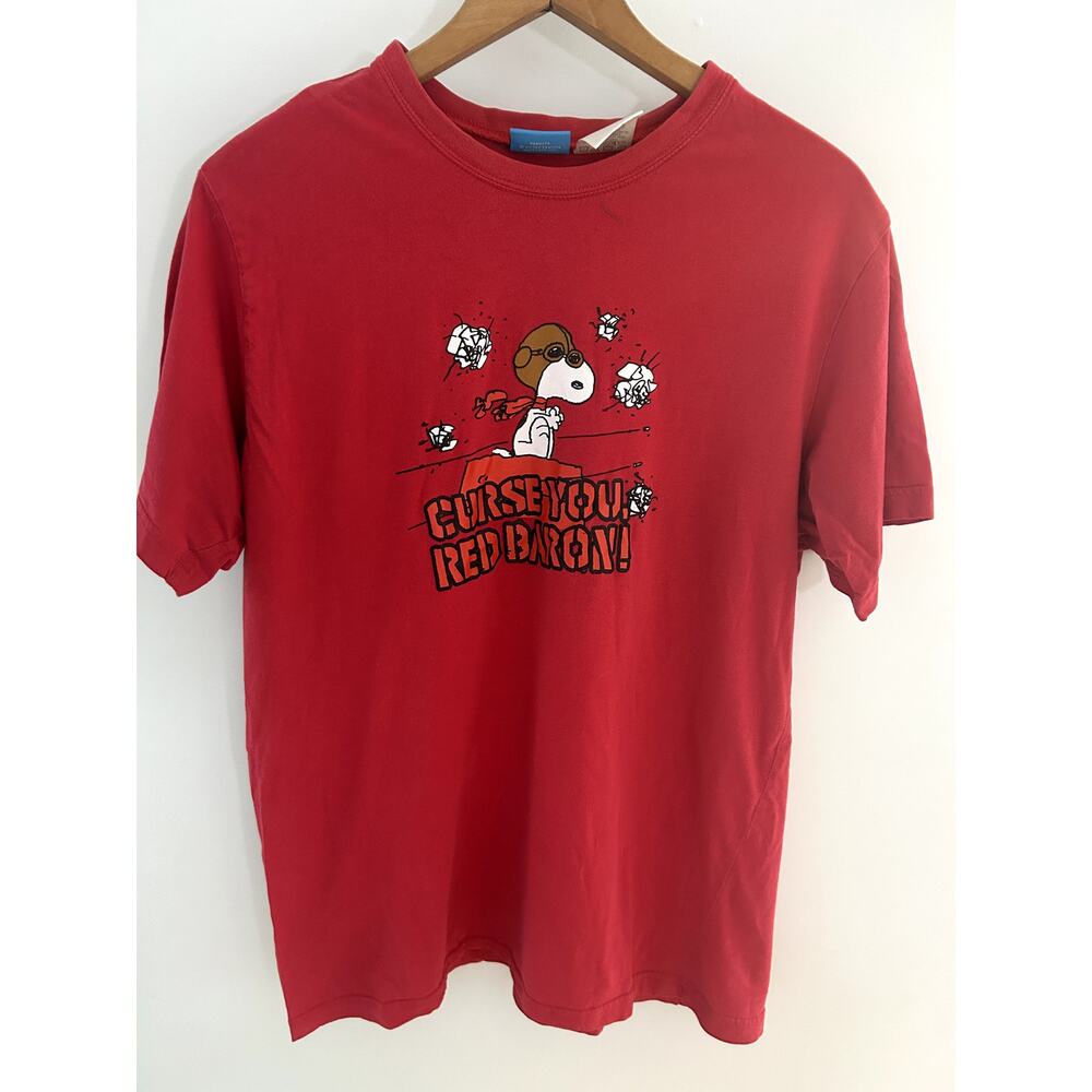 90s Peanuts "Curse You Red Baron" Vintage T Shirt